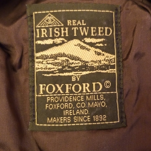 FOXFORD Irish tweed patchwork top cap - Picture 4 of 8